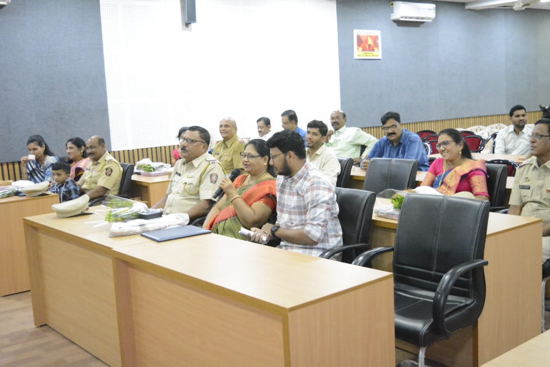 Retirement program at Dhule SP office