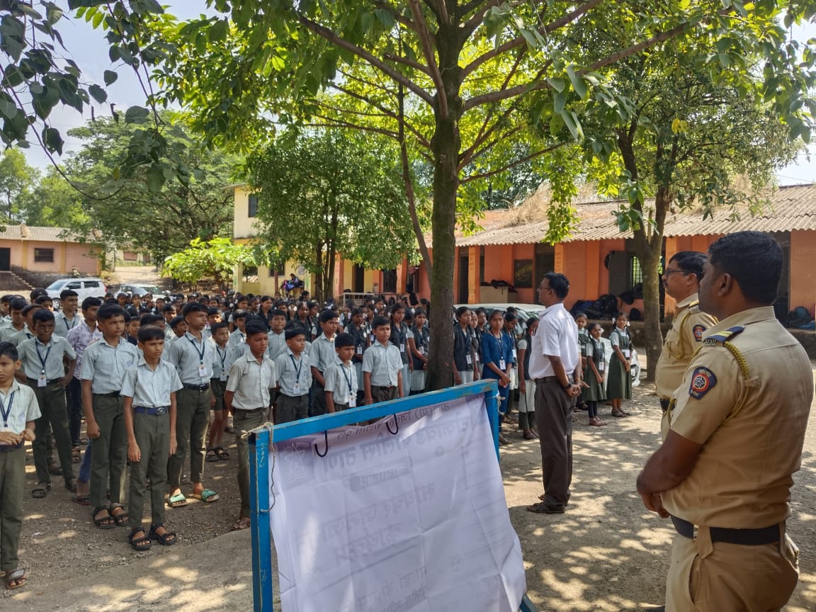An awareness campaign on anti-narcotics and cybercrime prevention was conducted across all schools, colleges, and among the general public in the Thane Rural jurisdiction.