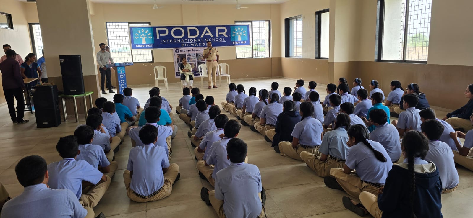 An awareness campaign on anti-narcotics and cybercrime prevention was conducted across all schools, colleges, and among the general public in the Thane Rural jurisdiction.