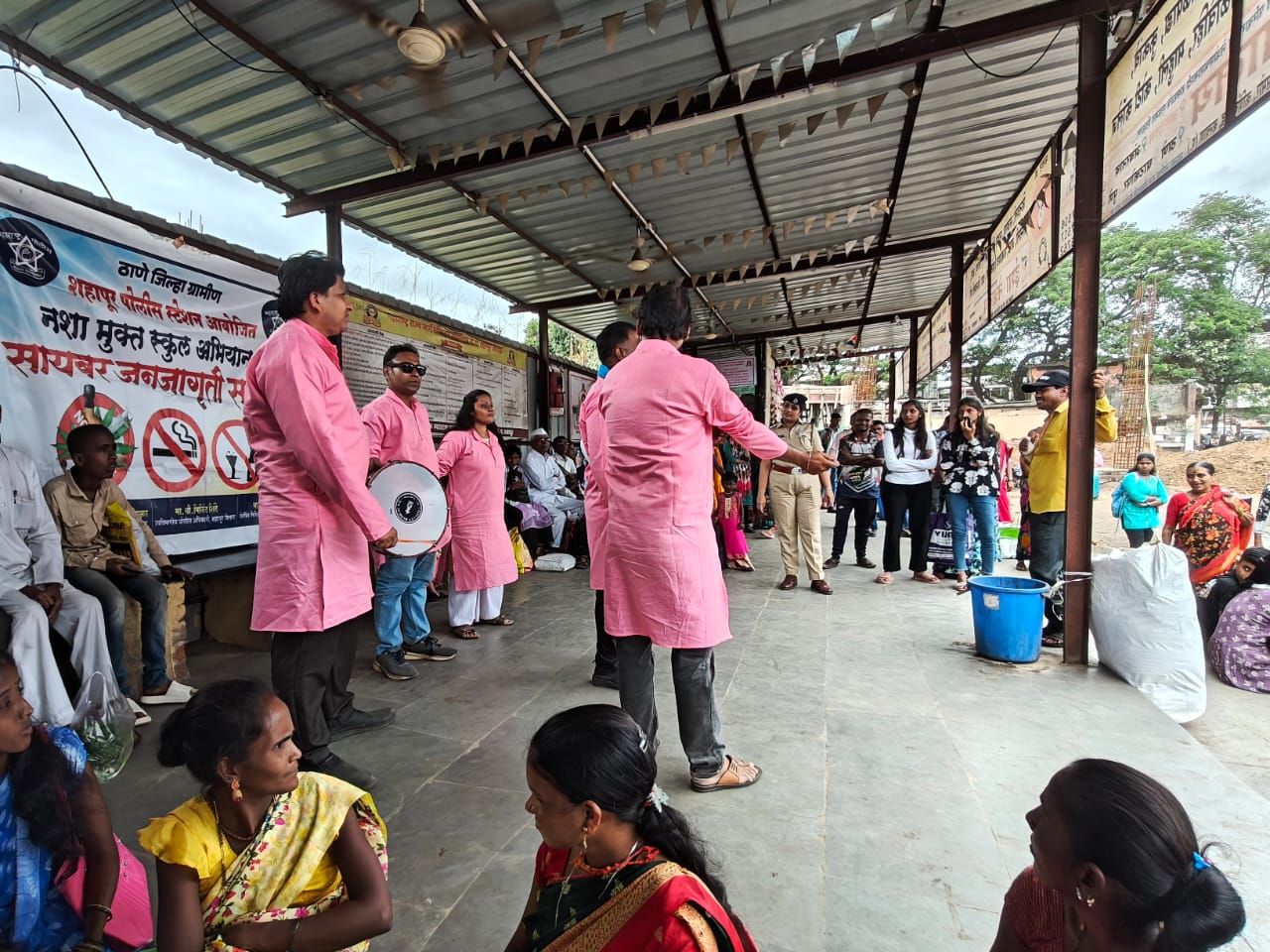 An awareness campaign on anti-narcotics and cybercrime prevention was conducted across all schools, colleges, and among the general public in the Thane Rural jurisdiction.