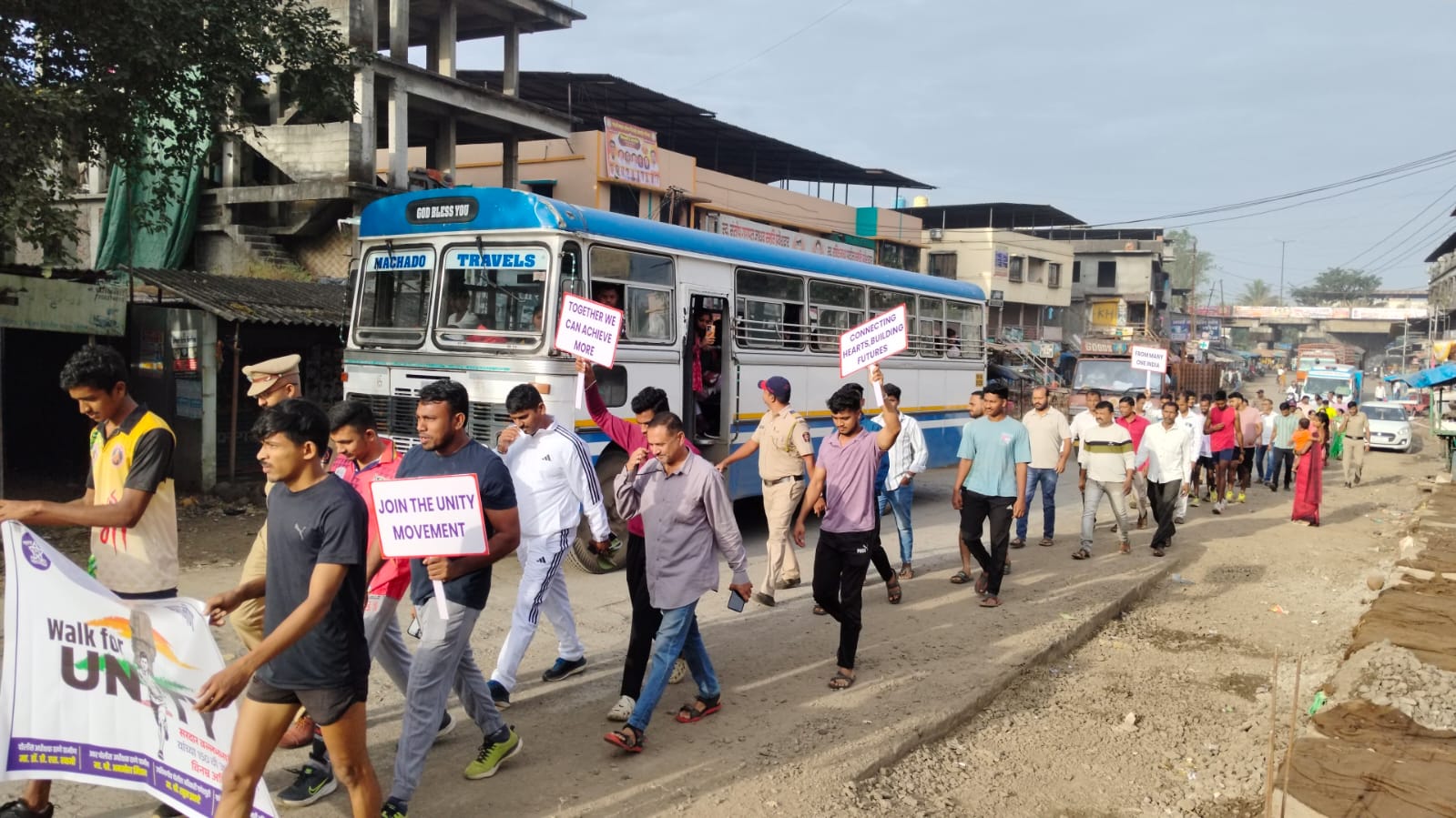 On 27/10/2025 at 7:00 a.m., a “Walk for Unity” program was held to mark the 150th birth anniversary of Sardar Vallabhbhai Patel.