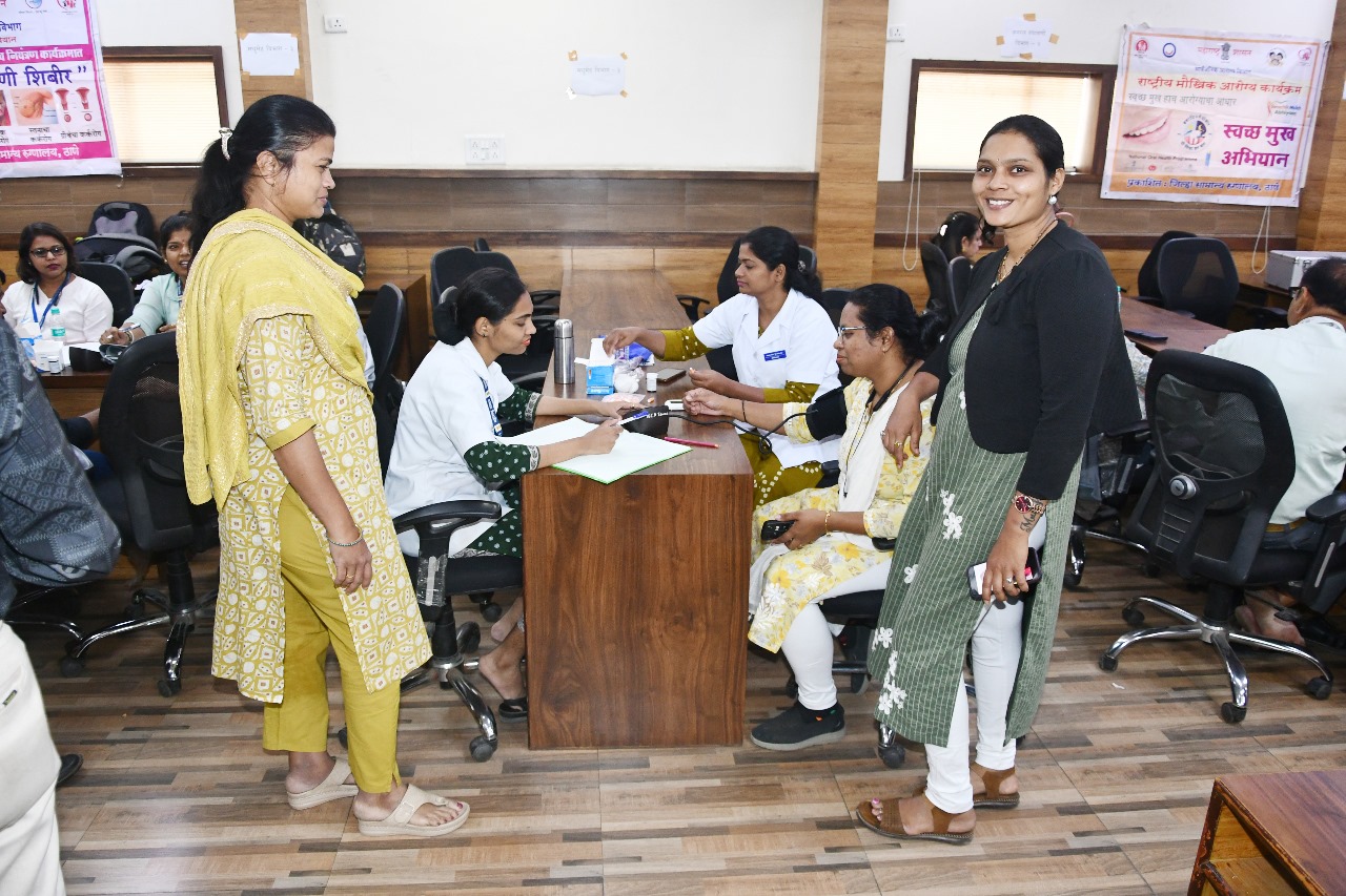 आरोग्य तपासणी शिबिर 2025 ठाणे ग्रामीण जिल्हा पोलीस