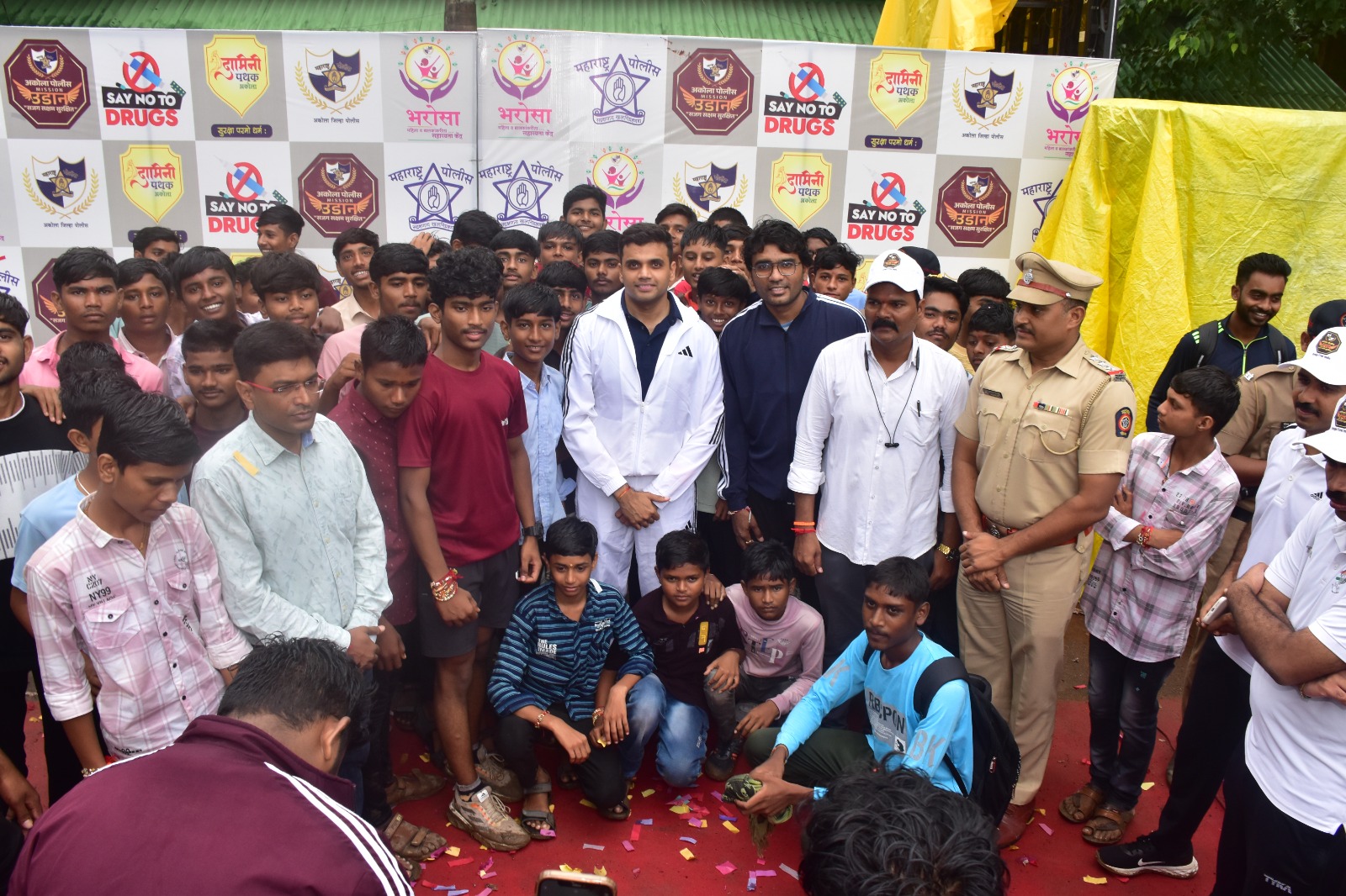 “मिशन उडान - "Run for Drugs Free India" 03KM मॅरेथॉन