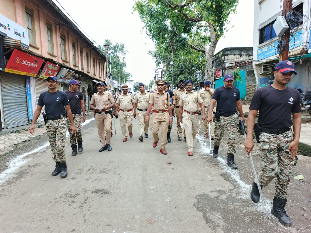 श्री. गणेश विसर्जन मिरवणूक दरम्यान अकोला पोलीसांकडून कडेकोट बंदोबस्त! ड्रोन कॅमेराद्वारे पेट्रोलींग!