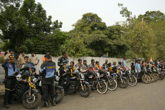 फोटो राष्ट्रीय एकता दिवस २०२६ निमित्त आयोजित राष्ट्रीय मोटरसायकल रॅली