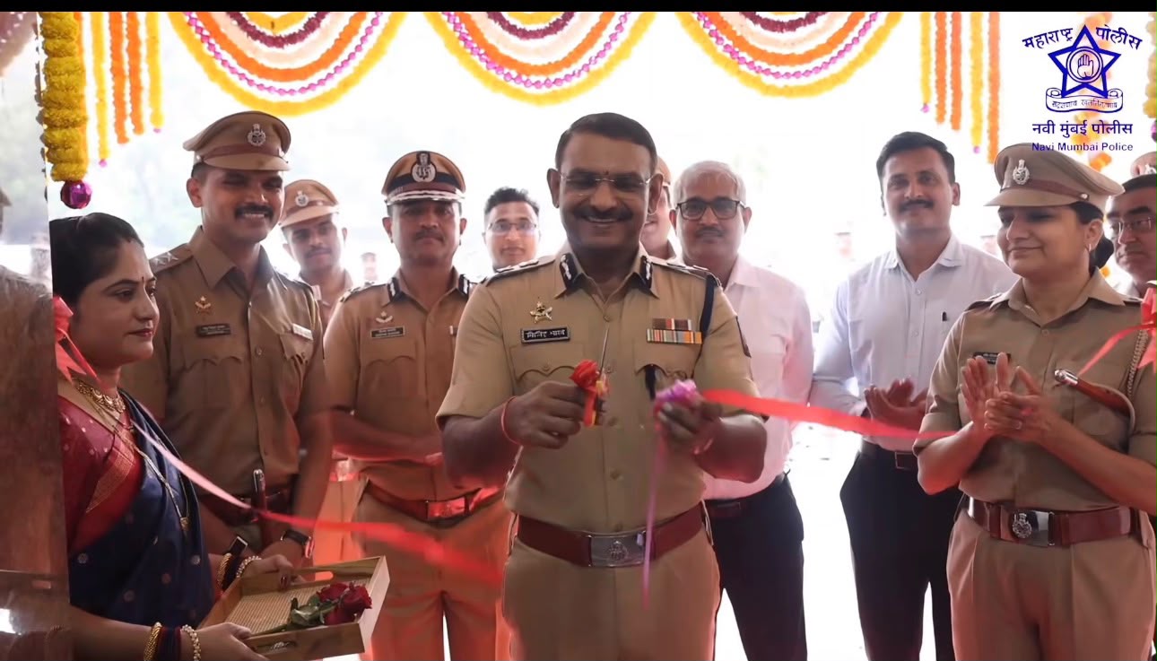 नवी मुंबई पोलीस आयुक्तालय अंतर्गत सहाय्यक पोलीस आयुक्त, पनवेल विभाग कार्यालयाच्या नूतनीकरणाचे उद्घाटन मा. श्री. मिलिंद भारंबे, भा.पो.से.नवी मुंबई यांच्या शुभहस्ते  संपन्न झाले.