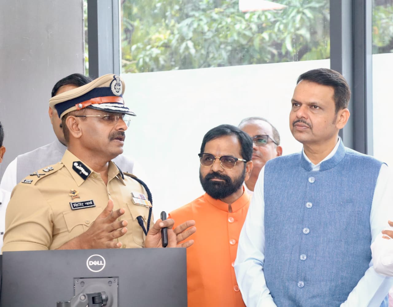 नवी मुंबई पोलीस आयुक्तालयाच्या इंटिग्रेटेड CCTV कमांड सेंटर (ICCC) चे उद्घाटन व कोनशिला अनावरण